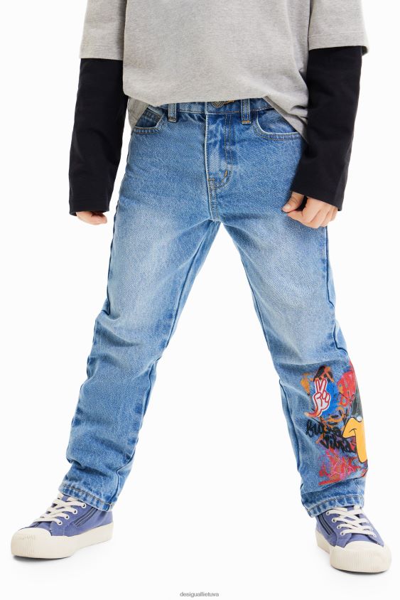 Desigual berniukas Looney Tunes tiesūs džinsai apranga S606BV1719