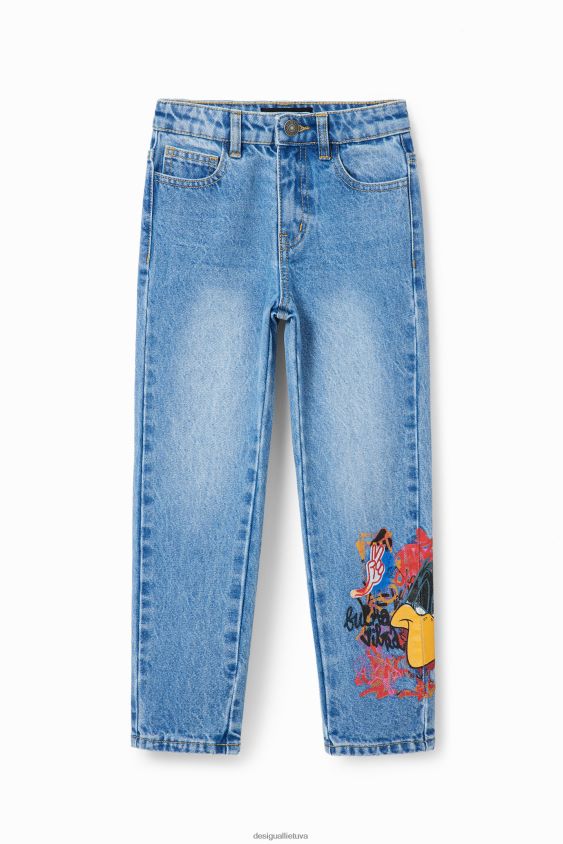 Desigual berniukas Looney Tunes tiesūs džinsai apranga S606BV1719