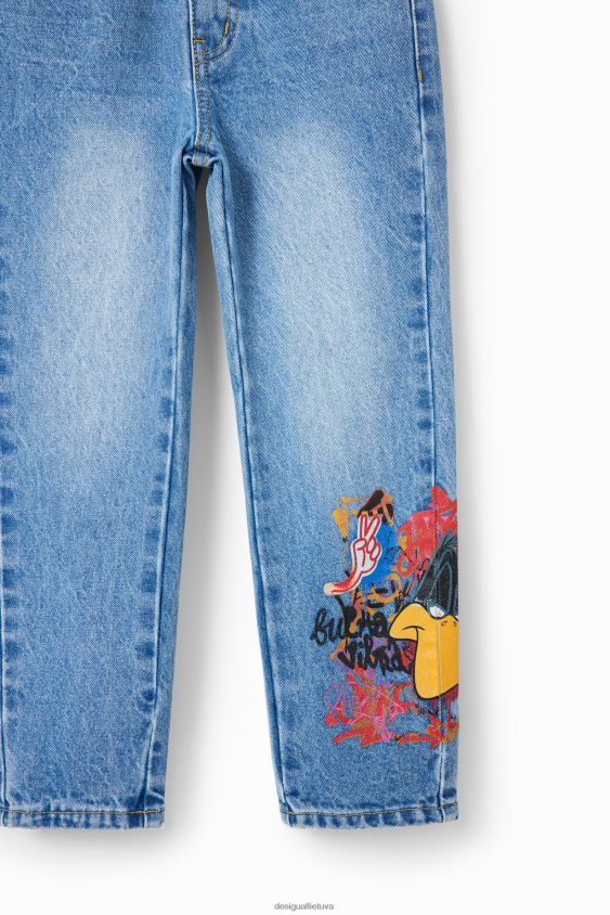 Desigual berniukas Looney Tunes tiesūs džinsai apranga S606BV1719