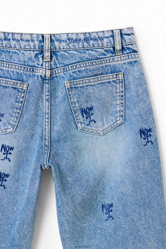 Desigual berniukas dabar džinsiniai bermudiniai šortai apranga S606BV1863