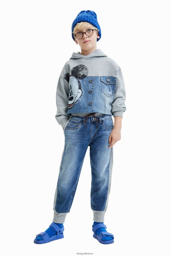 Desigual berniukas hibridinės džinsinės bėgimo kelnės apranga S606BV1779