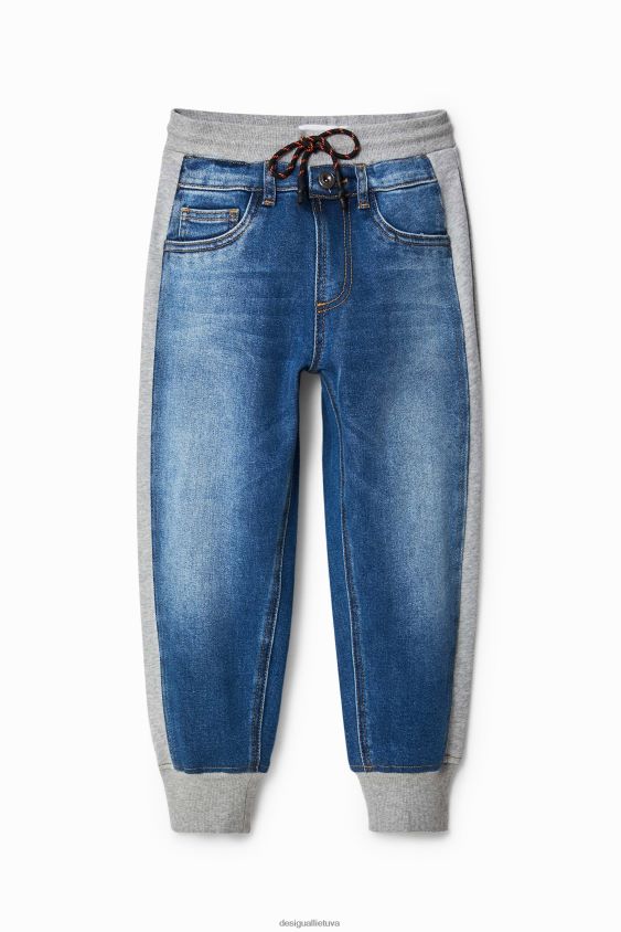 Desigual berniukas hibridinės džinsinės bėgimo kelnės apranga S606BV1779