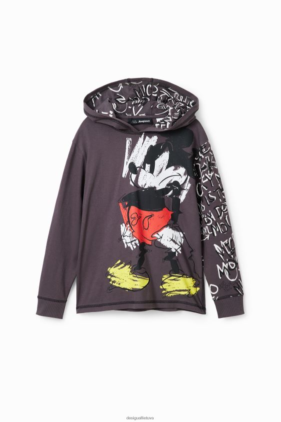 Desigual berniukas Mikio peliuko marškinėliai su gobtuvu apranga S606BV1753