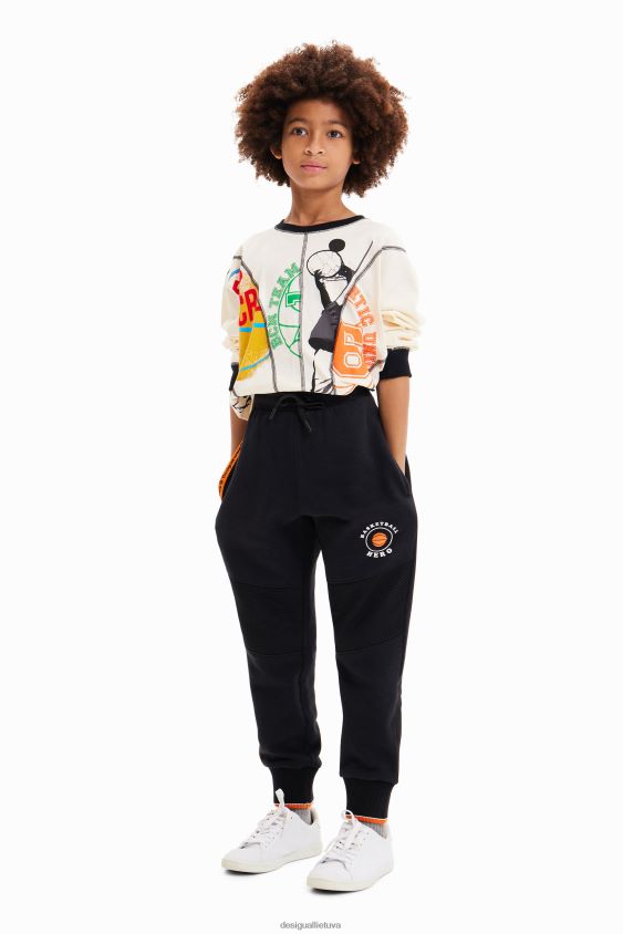 Desigual berniukas kratiniai sportiniai marškinėliai apranga S606BV1778