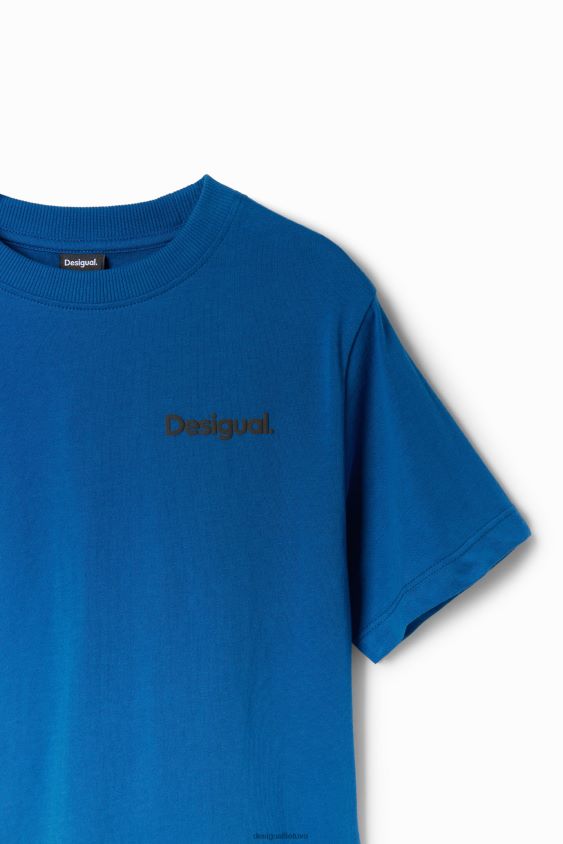 Desigual berniukas meniški širdies marškinėliai apranga S606BV1725