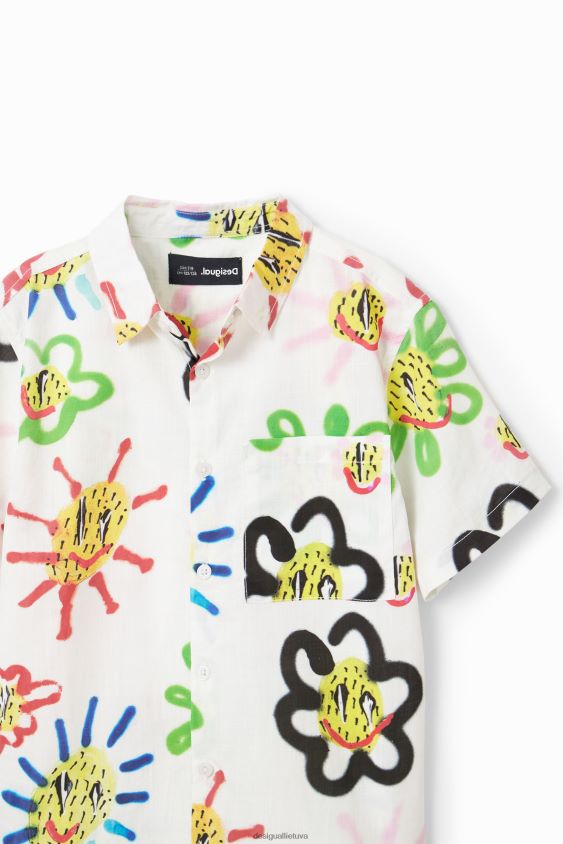 Desigual berniukas saulės kurorto marškinėliai apranga S606BV1824