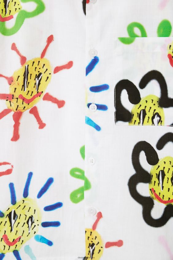 Desigual berniukas saulės kurorto marškinėliai apranga S606BV1824