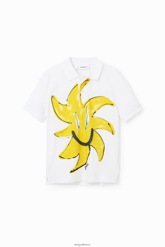 Desigual berniukas saulės megzti polo marškinėliai apranga S606BV1754