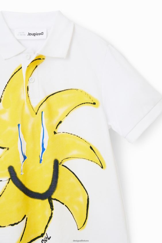 Desigual berniukas saulės megzti polo marškinėliai apranga S606BV1754