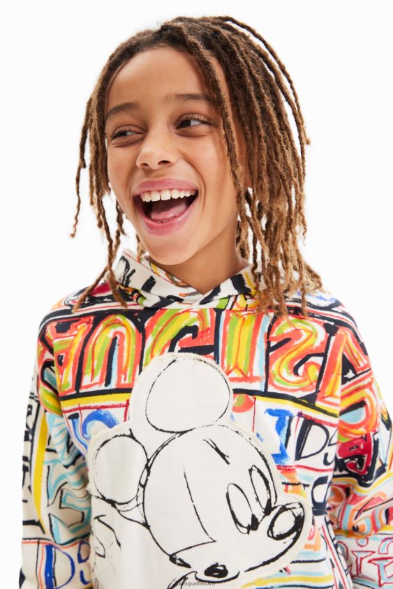 Desigual berniukas „Disney“ didelio dydžio megztinis „Mickey Mouse“. apranga S606BV1735