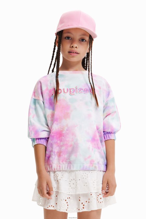 Desigual mergina megztinis su kaklaraiščiais su logotipu apranga S606BV1868