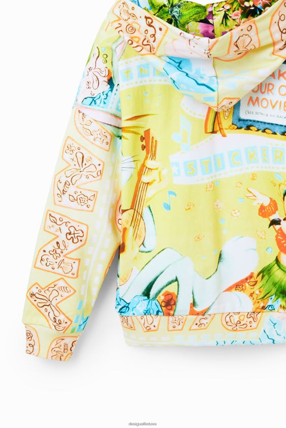 Desigual mergina oversize bugs zuikio megztinis apranga S606BV1158