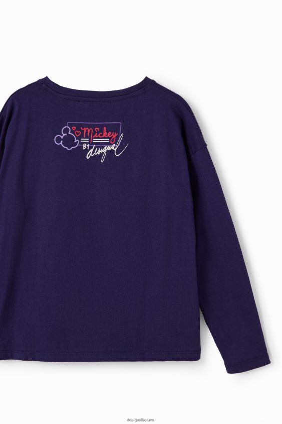 Desigual mergina Mikio peliuko širdies marškinėliai apranga S606BV1722