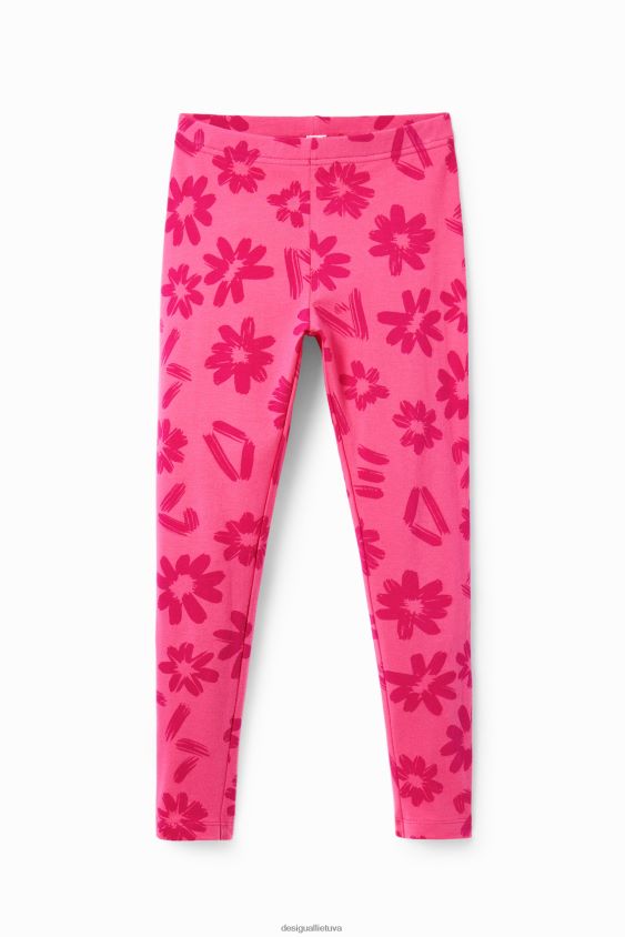 Desigual mergina ilgi gėlėti antblauzdžiai apranga S606BV1756