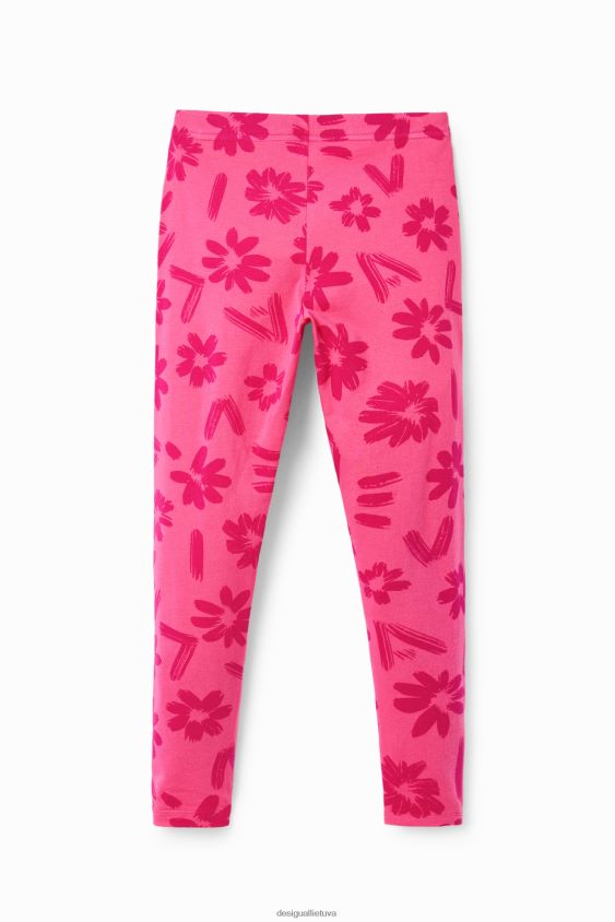 Desigual mergina ilgi gėlėti antblauzdžiai apranga S606BV1756