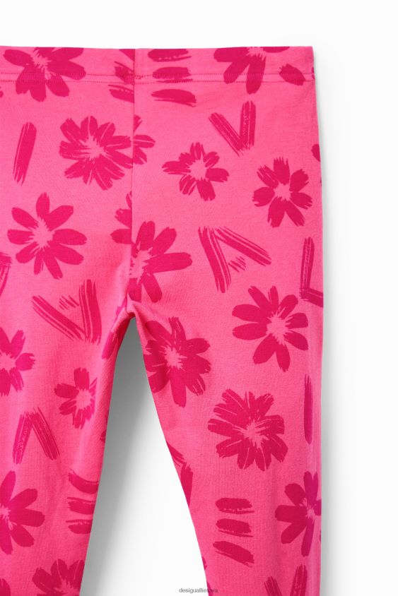 Desigual mergina ilgi gėlėti antblauzdžiai apranga S606BV1756