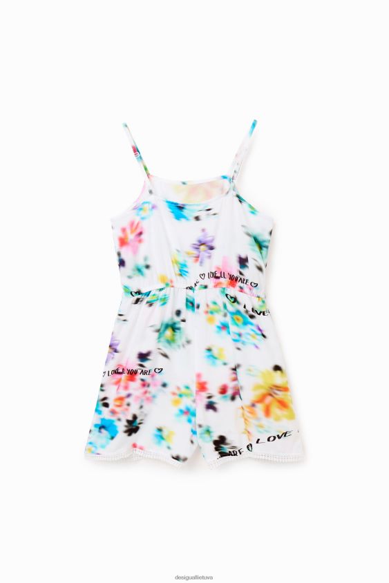 Desigual mergina trumpas žaidimų kostiumas su dirželiu apranga S606BV1157