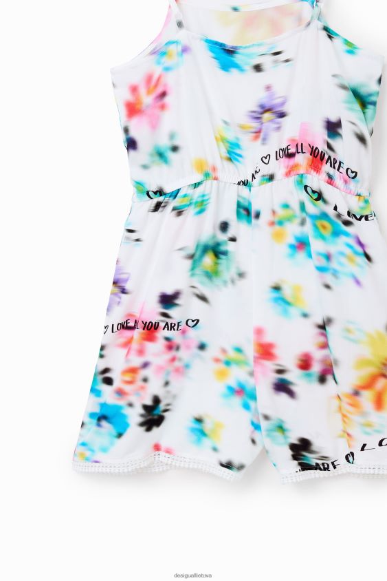 Desigual mergina trumpas žaidimų kostiumas su dirželiu apranga S606BV1157