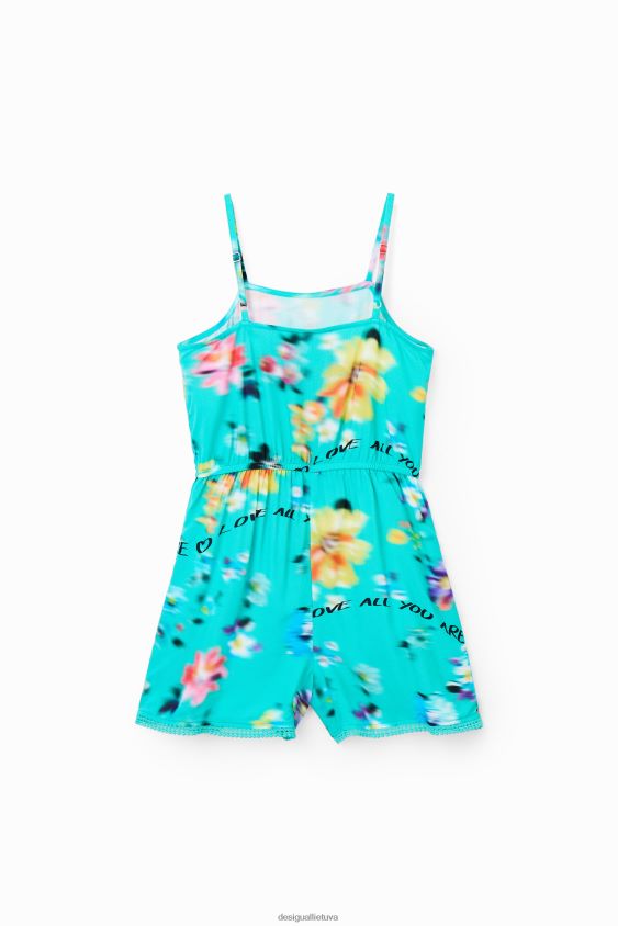 Desigual mergina trumpas žaidimų kostiumas su dirželiu apranga S606BV1819