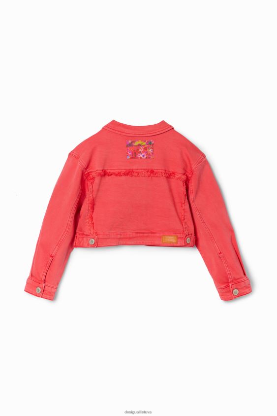 Desigual mergina patch džinsinio sunkvežimio striukė apranga S606BV1775