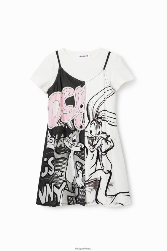 Desigual mergina Bugs Bunny 2-in-1 suknelė apranga S606BV1862