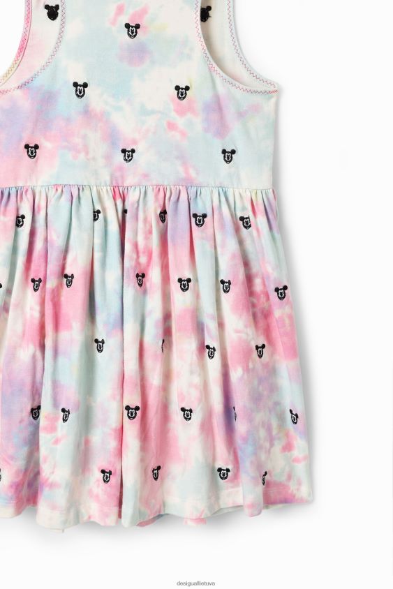 Desigual mergina Disnėjaus peliuko Mikio akvarelės suknelė apranga S606BV1816