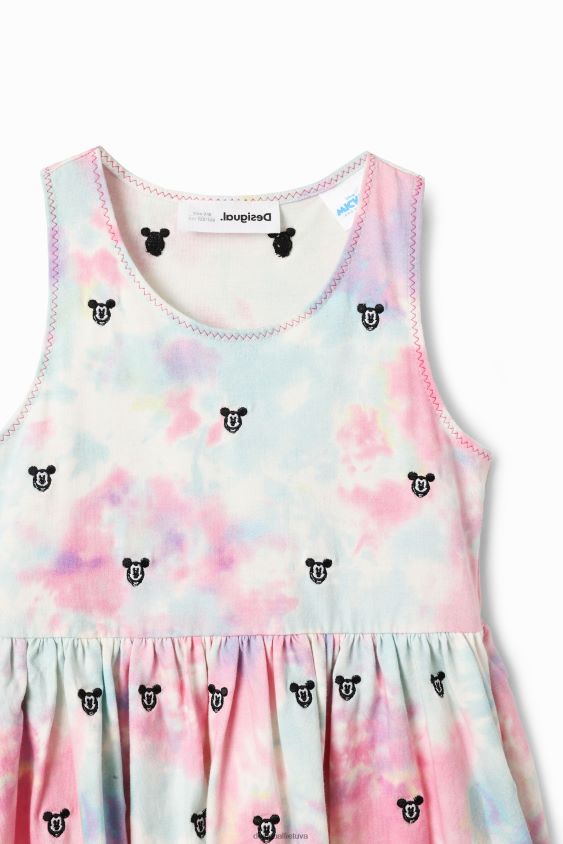 Desigual mergina Disnėjaus peliuko Mikio akvarelės suknelė apranga S606BV1816