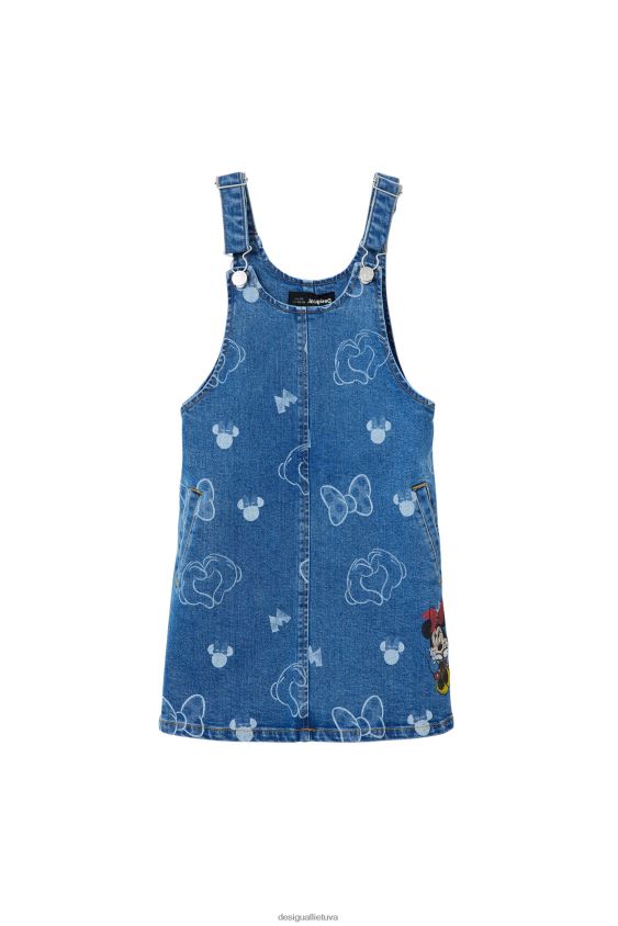 Desigual mergina Minnie mouse džinsinio pinaforo suknelė apranga S606BV1715