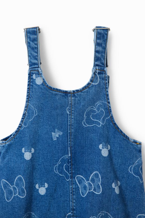 Desigual mergina Minnie mouse džinsinio pinaforo suknelė apranga S606BV1715