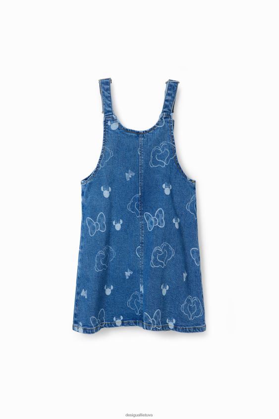 Desigual mergina Minnie mouse džinsinio pinaforo suknelė apranga S606BV1715