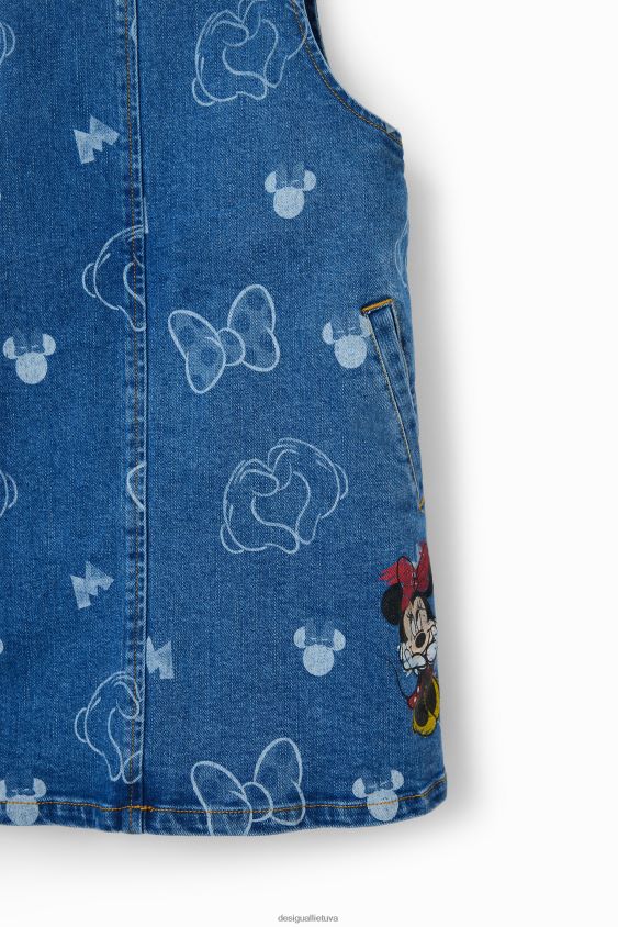 Desigual mergina Minnie mouse džinsinio pinaforo suknelė apranga S606BV1715