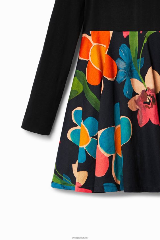 Desigual mergina gėlėta suknelė du viename apranga S606BV1875