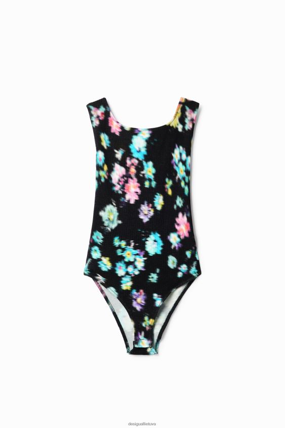 Desigual moterys Bodis su briaunuota petnešėlėmis apranga S606BV740