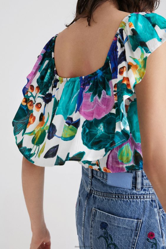Desigual moterys Bodo gėlėmis iš kaklo apranga S606BV882