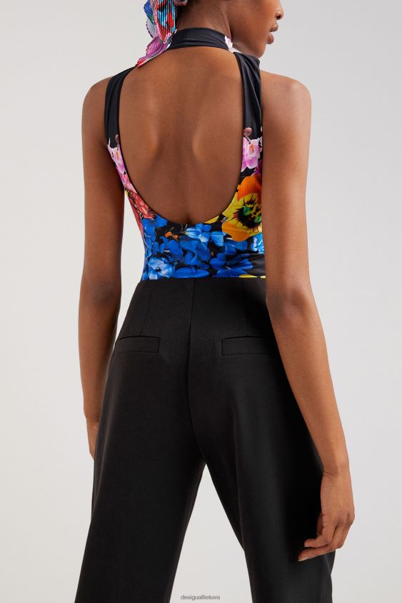 Desigual moterys m. christian Lacroix gėlėtas bodis apranga S606BV1027