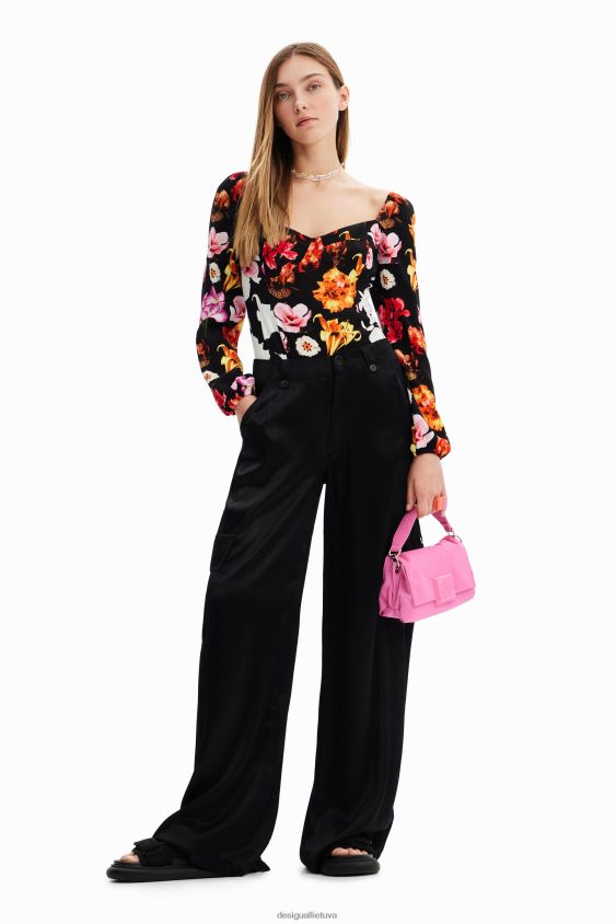 Desigual moterys m. christian Lacroix gėlėtas bodis apranga S606BV425