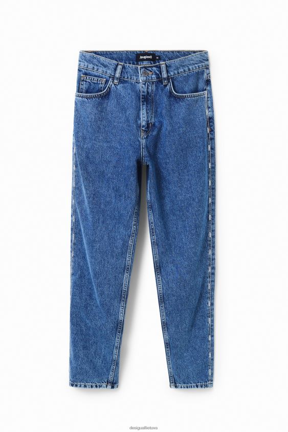 Desigual moterys Kalnų krištoliniai mama džinsai apranga S606BV603