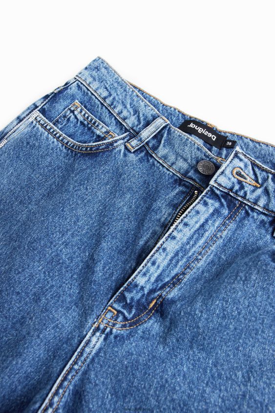 Desigual moterys Kalnų krištoliniai mama džinsai apranga S606BV603