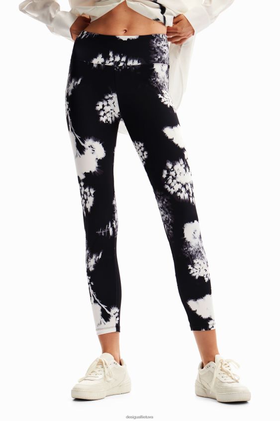 Desigual moterys gėlėti sportiniai antblauzdžiai apranga S606BV119