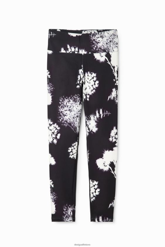 Desigual moterys gėlėti sportiniai antblauzdžiai apranga S606BV119