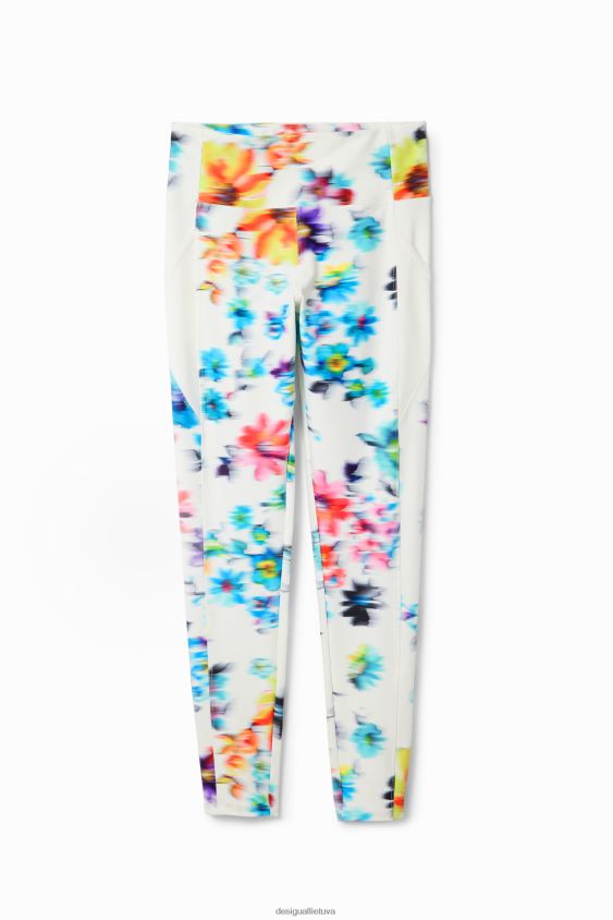 Desigual moterys gėlėti sportiniai antblauzdžiai apranga S606BV507
