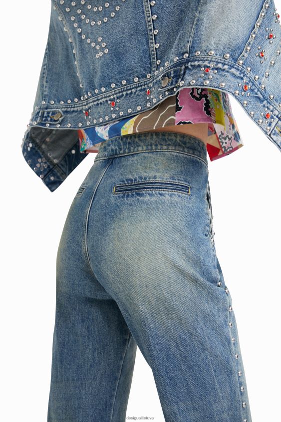 Desigual moterys johnson hartig platėjantys džinsai apranga S606BV1112