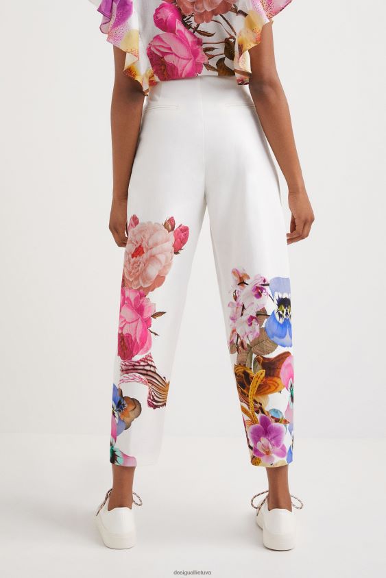 Desigual moterys m. christian Lacroix gėlėtos, aptemptos kelnės apranga S606BV667