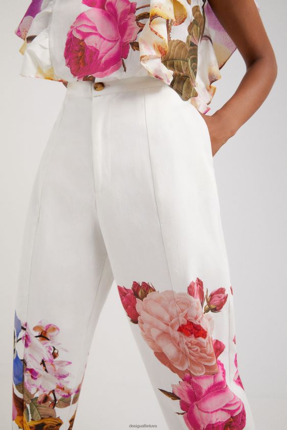 Desigual moterys m. christian Lacroix gėlėtos, aptemptos kelnės apranga S606BV667