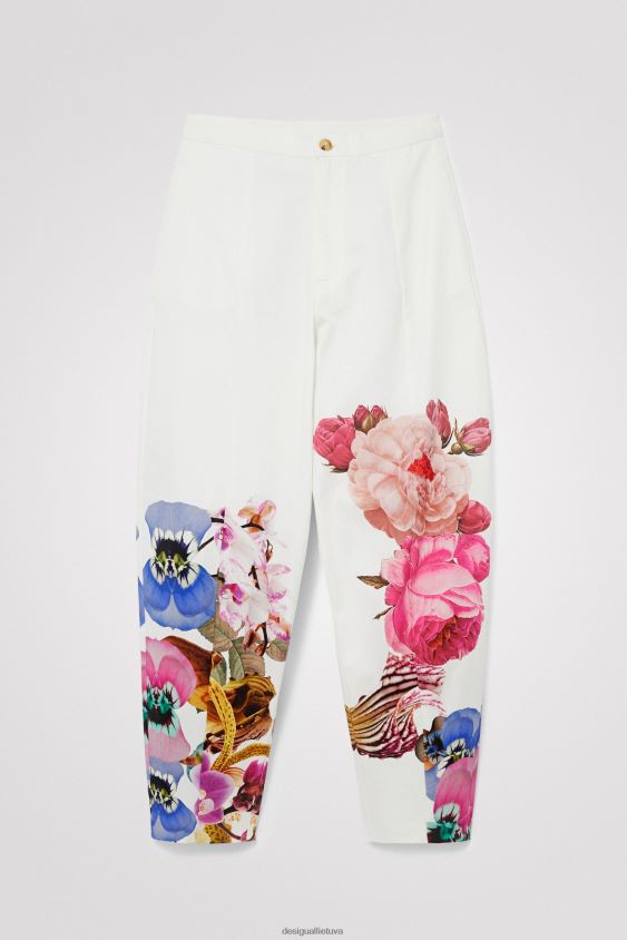 Desigual moterys m. christian Lacroix gėlėtos, aptemptos kelnės apranga S606BV667