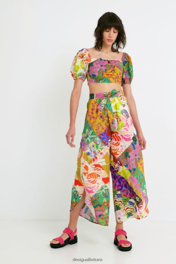 Desigual moterys m. christian Lacroix kelnės su skeltukais apranga S606BV1069