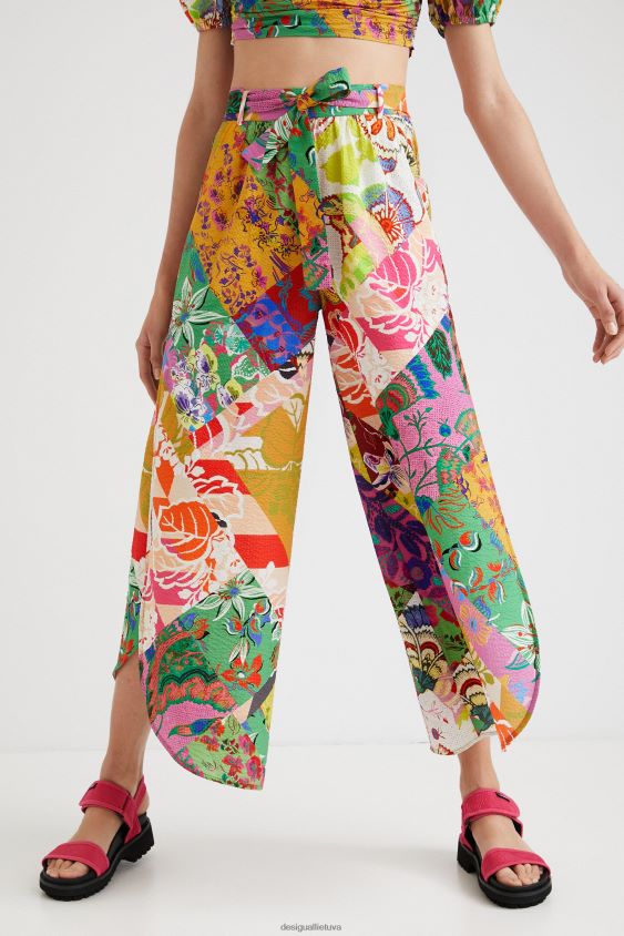 Desigual moterys m. christian Lacroix kelnės su skeltukais apranga S606BV1069