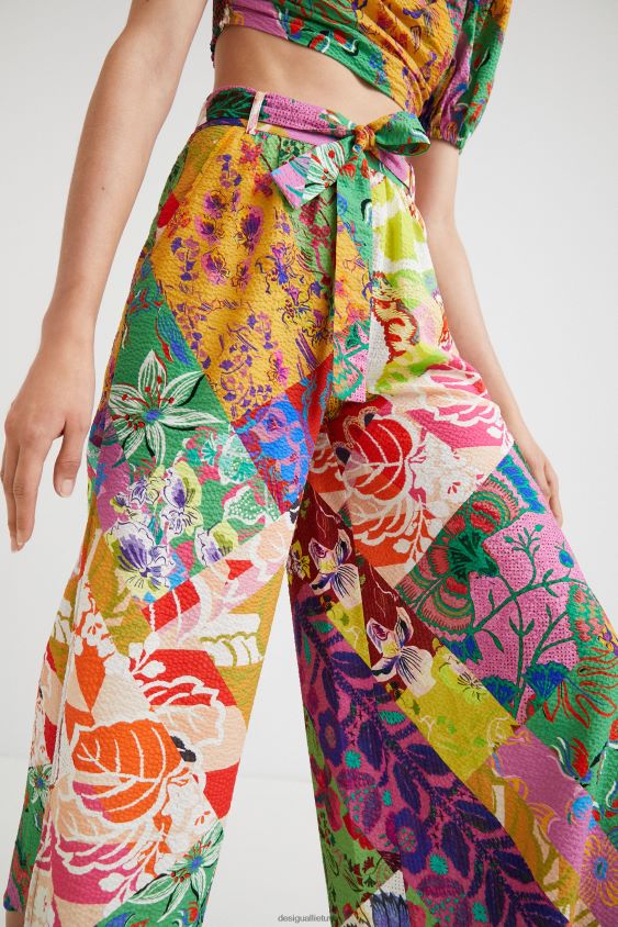 Desigual moterys m. christian Lacroix kelnės su skeltukais apranga S606BV1069