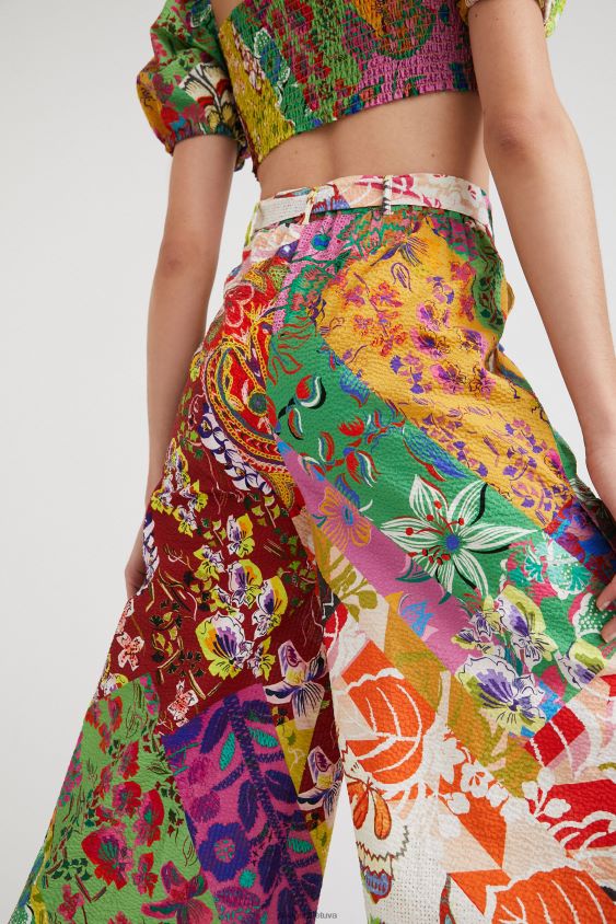 Desigual moterys m. christian Lacroix kelnės su skeltukais apranga S606BV1069