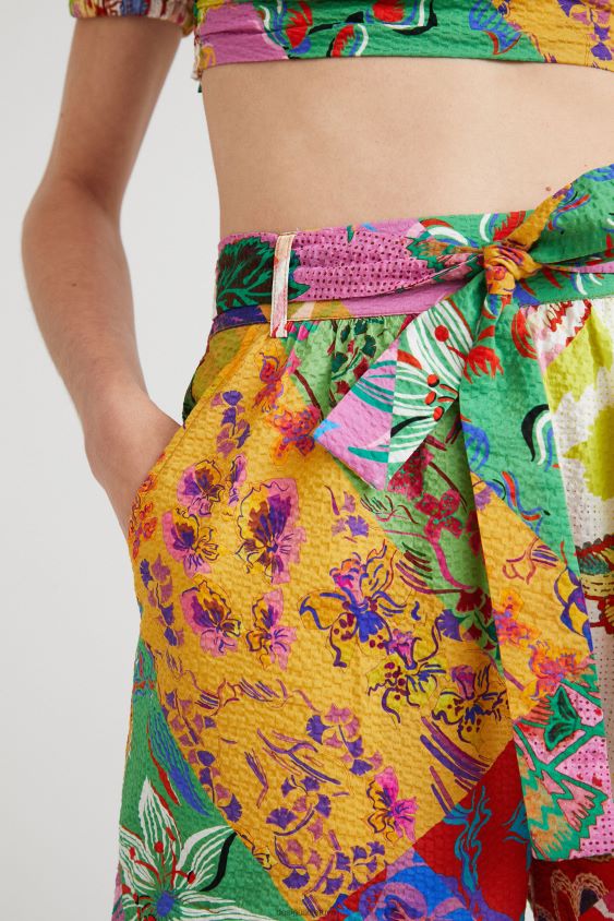 Desigual moterys m. christian Lacroix kelnės su skeltukais apranga S606BV1069